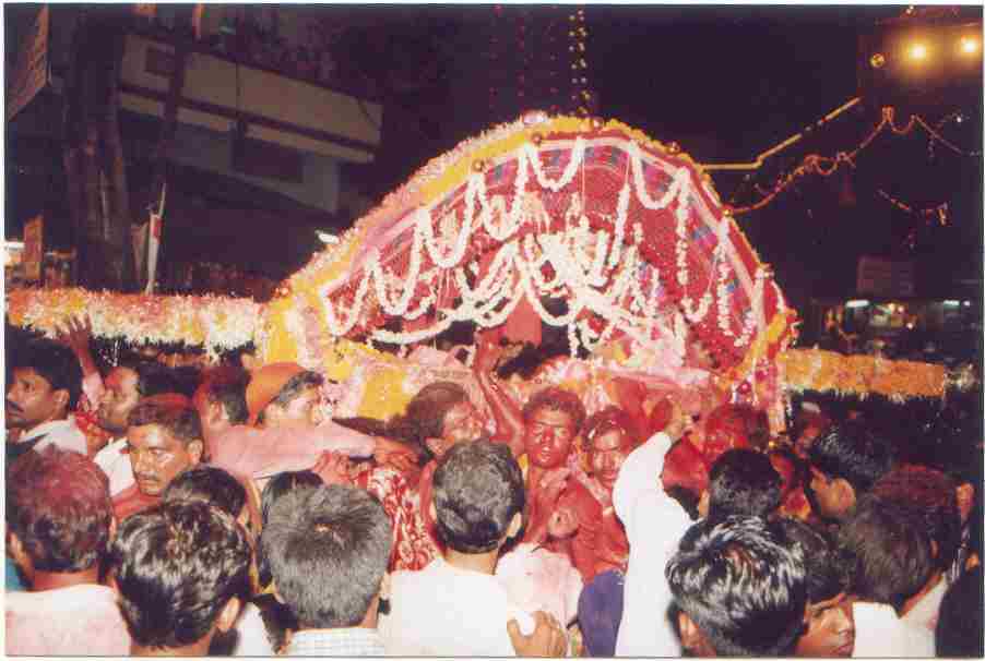 Festival performed at Vajreshwari-"Rathyatra".